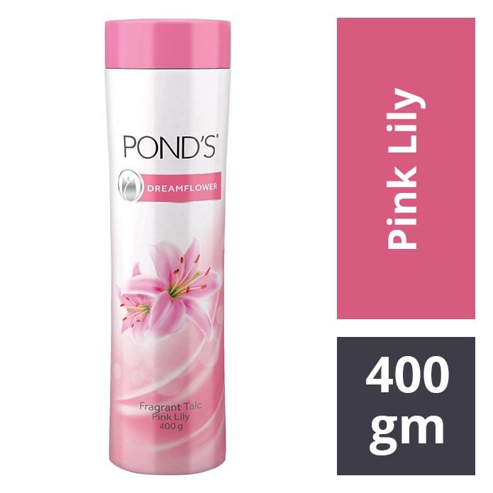 Pond's Dreamflower Fragrant Talcum Powder Pink Lily