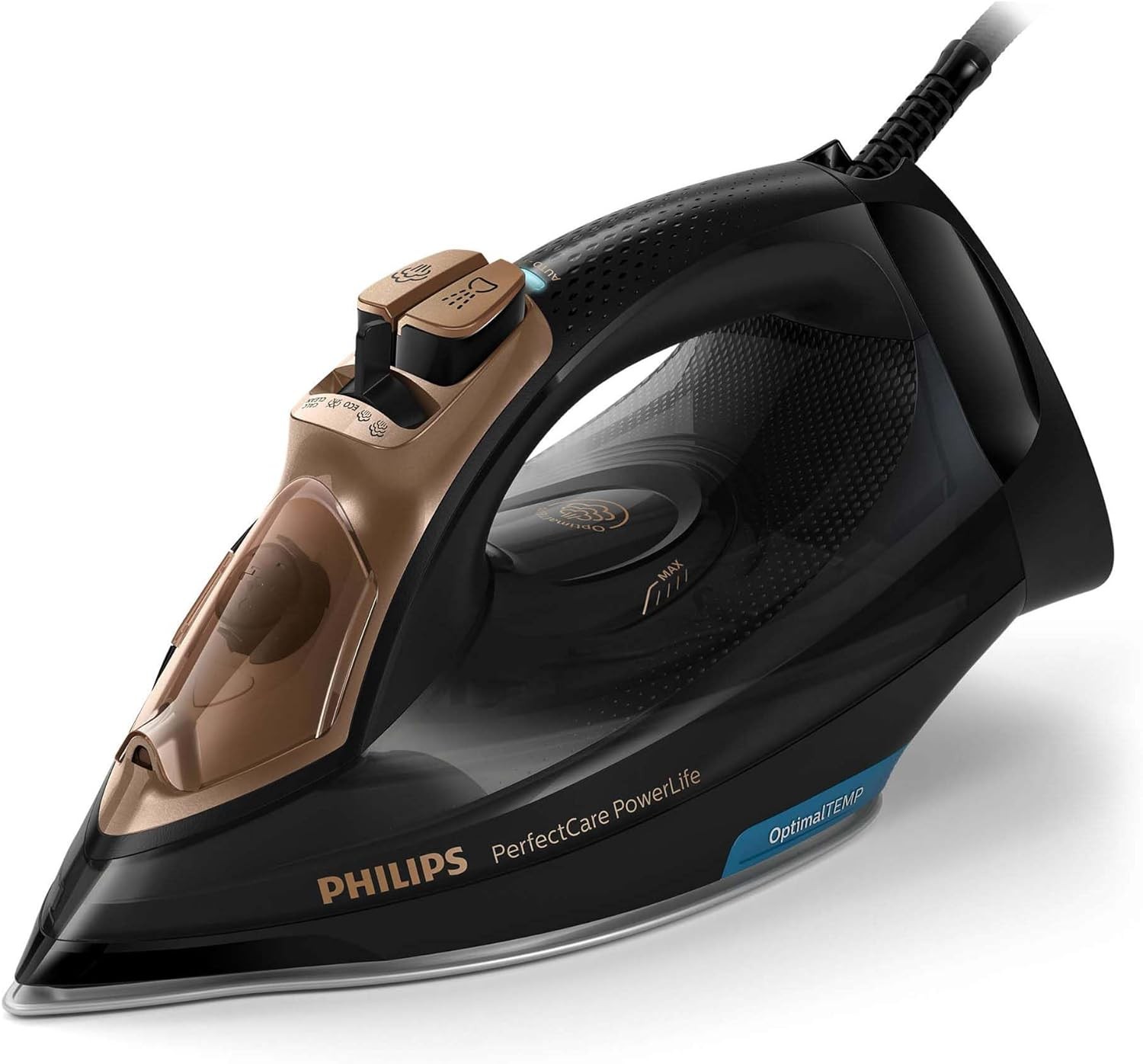 Philips GC3929 Perfect Care Power Life Steam Iron, Gold