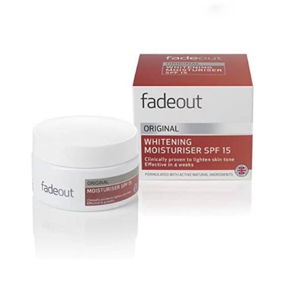 Fade out whitening moisturiser spf 15 uk