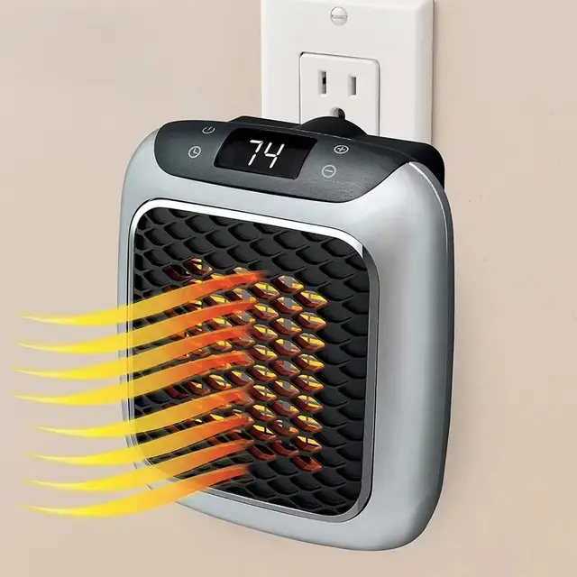 Smart Portable Electric Room Heater With Timer Remote Control